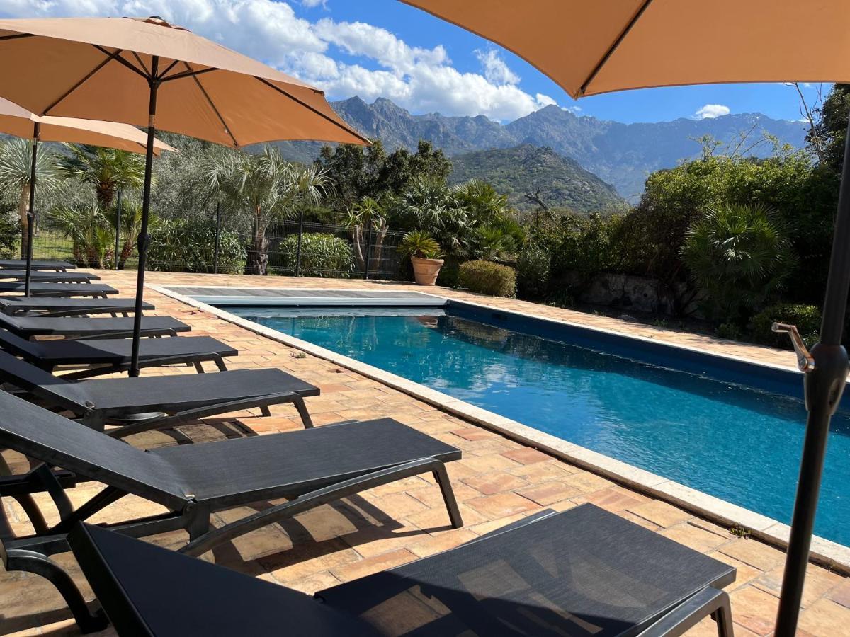 Domaine Du Reginu Hotel Santa-Reparata-di-Balagna ภายนอก รูปภาพ