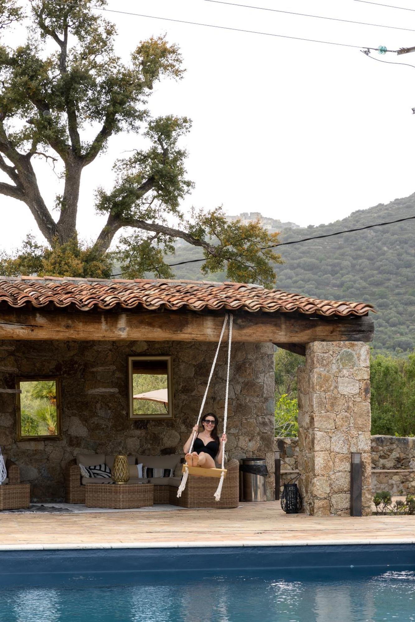 Domaine Du Reginu Hotel Santa-Reparata-di-Balagna ภายนอก รูปภาพ