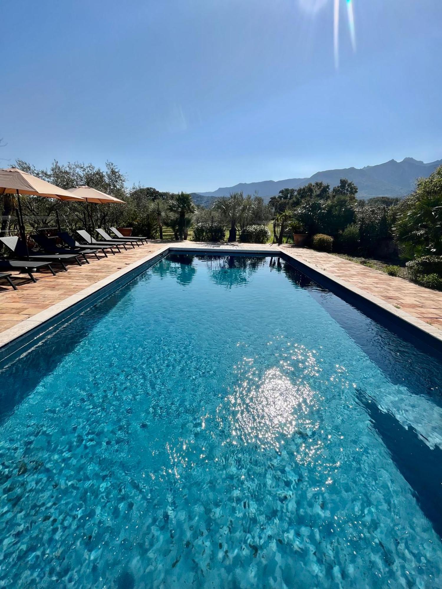 Domaine Du Reginu Hotel Santa-Reparata-di-Balagna ภายนอก รูปภาพ